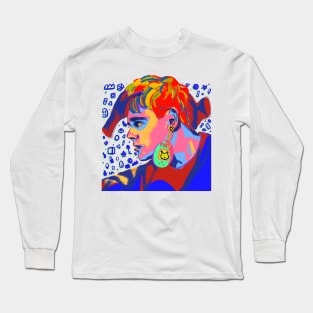 awsten knight rainbow tamagotchi portrait (square) Long Sleeve T-Shirt